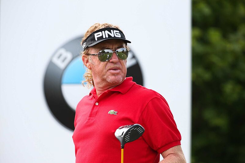35. BMW International Open: Jiménez, Siem, Willett, Fox, Bjørn und weitere Top-Spieler am Abschlag.