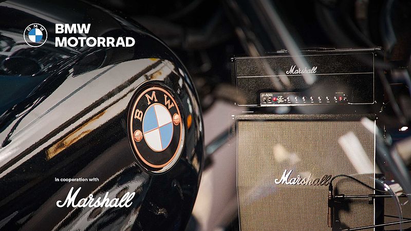 BMW Motorrad und Marshall vereinbaren strategische Zusammenarbeit.
