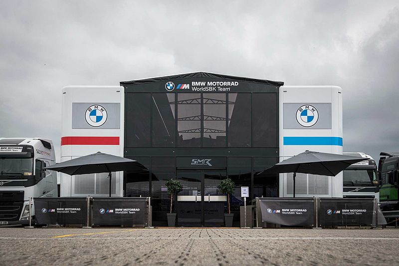 Neues Zuhause für die BMW Motorrad Motorsport Familie im WorldSBK-Fahrerlager.