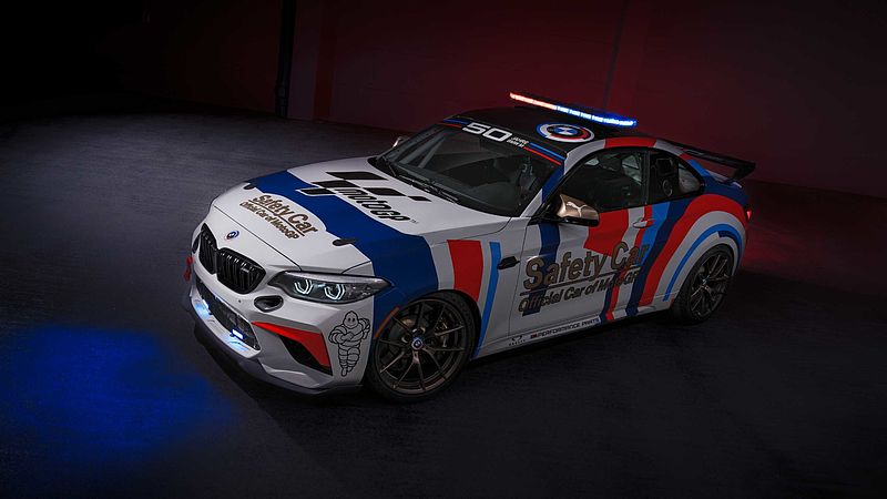 Vom Rennwagen zum Safety Car: BMW M präsentiert das neue BMW M2 CS Racing MotoGP™ Safety Car.