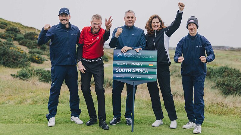 BMW Golf Cup Deutschland: Quartett erfüllt sich einen Traum.