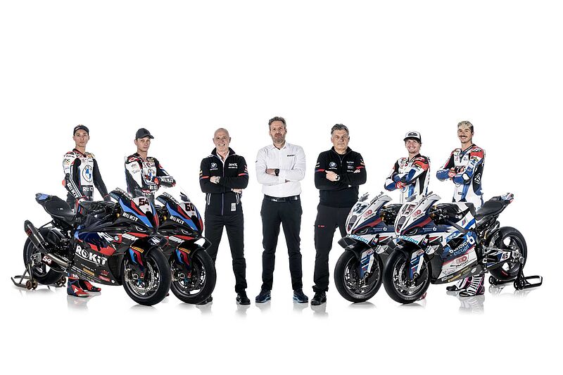 BMW Motorrad Motorsport Teampräsentation: Der Startschuss für die WorldSBK 2024 fällt in der BMW Motorrad Welt in Berlin.