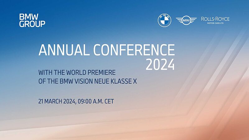 Satellite Details of the BMW Group Annual Conference 2024.
