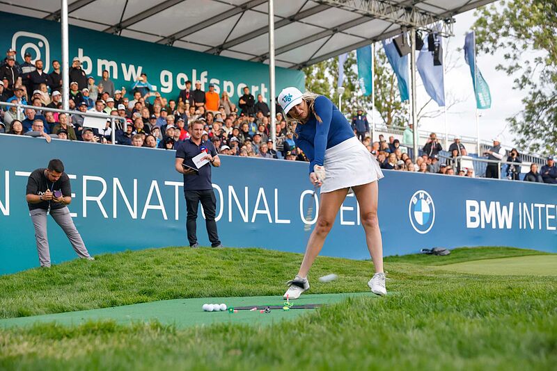 Großartige Stimmung beim Longdrive Show-Event.